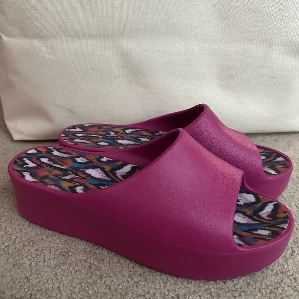 BareTraps Pink Platform Shoes